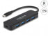 USB-концентратор Delock USB Type-C 4 порта 3.2 Gen 1 с технологией Power Delivery 85 Вт