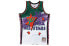 Фото #1 товара Basketball Vest Mitchell SMJYNG18434-ASWWHIT95HOL