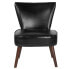 Фото #3 товара Hercules Holloway Series Black Leather Retro Chair