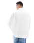 ASOS DESIGN extreme oversized smart shirt in white