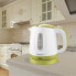 Фото #1 товара Электрический чайник Feel-Maestro MR013 Белый Зеленый Пластик 1100 Вт