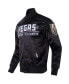 Фото #3 товара Men's Black Vegas Golden Knights Classic Satin Full-Snap Jacket