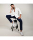 ფოტო #8 პროდუქტის Men's Chalk White Pleat-Creased Shirt