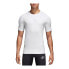 Фото #3 товара Мужская футболка спортивная белая с логотипом Adidas Alphaskin