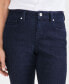 Фото #3 товара Petite Mid-Rise Curvy Roll-Cuff Capri Jeans, Created for Macy's