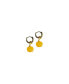 ფოტო #1 პროდუქტის Harvest — Pumpkin Jade stone charm earrings