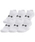 ფოტო #1 პროდუქტის Men's Training Cotton 6-Pk. Moisture-Wicking No-Show Socks