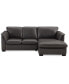 Фото #8 товара CLOSEOUT! Arond 97" 2-Pc. Leather Sectional with Chaise, Created for Macy's