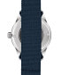 ფოტო #2 პროდუქტის Men's Swiss Automatic DS PH200M Blue Synthetic Strap Watch 43mm