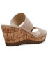 Фото #2 товара Women's Rikki Double Band Wedge Sandals