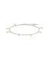 ფოტო #3 პროდუქტის Silver-Tone or Gold-Tone Shell and Cultured Pearl Dangle Charm Beverly Anklet