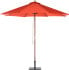 Beliani Parasol ogrodowy Toscana II czerwony 270 cm