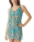 Фото #1 товара Quinn Snake-Print Tank Cover-Up Dress, Created for Macy's