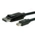 Фото #5 товара ROLINE DisplayPort Cable - DP - Mini DP - M/M 5 m - 5 m - DisplayPort - Mini DisplayPort - Male - Male - Black