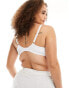 Ivory Rose Curve plain t-shirt bra in white