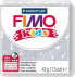 Fimo Masa plastyczna termoutwardzalna Kids brokatowa biel 42g