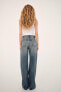 Trf wide-leg high-waist jeans