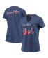 Women's Navy New England Patriots Riley V-Neck T-shirt