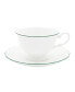 Фото #1 товара Amelie Forest Green Rim Cup Saucer