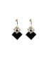 ფოტო #1 პროდუქტის Women's Rhombus Drop Earrings