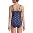 Фото #4 товара Women's Tummy Control Square Neck Underwire Tankini Swimsuit Top Adjustable Strap