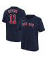 ფოტო #1 პროდუქტის Big Boys Rafael Devers Navy Boston Red Sox Home Player Name and Number T-shirt