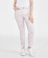 Фото #3 товара Petite Mid Rise Floral Print Skinny Jeans, Created for Macy's
