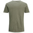 ფოტო #3 პროდუქტის JACK & JONES Split Slim Fit short sleeve v neck T-shirt