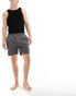 Calvin Klein pure cotton sleep shorts in charcoal