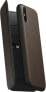 Фото #1 товара Чехол для смартфона Nomad Tri-Folio кожаный прочный ржаво-коричневый iPhone X / Xs