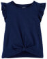 Toddler Tie-Front Jersey Tee 3T