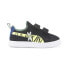 Фото #1 товара Puma Suede LightFlex Small World V Ps Boys Black Sneakers Casual Shoes 38595802