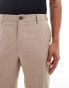 Selected Homme Neil regular fit trousers in cream Бежевый, 44 - фото #3