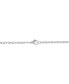 Men's Cubic Zirconia Cross 24" Pendant Necklace in Stainless Steel