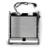 Nedis KAGR151FSR - Black - Silver - Plastic - Stainless steel - Square - Rotary - Griddle - 290 x 230 mm