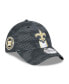 ფოტო #3 პროდუქტის Men's Black New Orleans Saints 2024 Sideline 39THIRTY Flex Hat