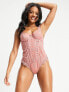 Фото #1 товара Hunkemoller Jolie full cup unpadded lace body in dusty rose