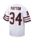 Фото #4 товара Men's Walter Payton White Chicago Bears 1985 Authentic Throwback Retired Player Jersey