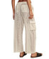 Women's Cotton Crochet Cargo Pants