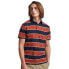 Navy / Burnt Orange Stripe