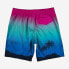 Men's 8.5" Elastic Board Corona Sunset Swim Shorts - Blue/Green S