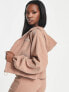 Фото #3 товара ellesse Campenelle cropped hoodie in brown