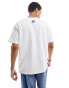 Фото #2 товара Aape By A Bathing Ape boxy fit short sleeve t-shirt with front graphic in white