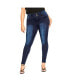 Фото #1 товара Plus Size Asha Short Skinny Jean