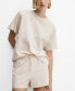 ფოტო #1 პროდუქტის Women's Short Two-Piece Cotton Pajamas