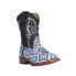 Фото #2 товара Roper Glitter Diamonds Geometric Square Toe Toddler Girls Multi Casual Boots 09