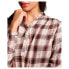 SUPERDRY Check Long Sleeve Blouse
