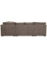 Фото #17 товара CLOSEOUT! Loranna 3-Pc. Fabric Sectional with Chaise, Created for Macy's