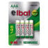 Фото #1 товара ELBAT LR03 AAA 1000mAh Rechargeable Battery 4 Units