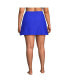Фото #3 товара Women's Plus Size Texture Swim Skirt Swim Bottoms